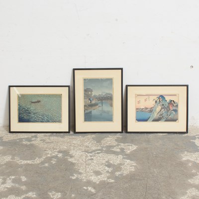 Lot 260 - Group of Three Japanese Woodblocks