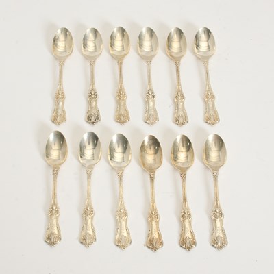 Lot 269 - Set of Twelve Sterling Silver Demitasse Spoons