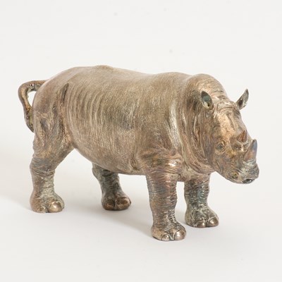 Lot 270 - Weighted Sterling Silver Rhino