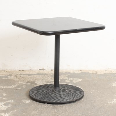 Lot 321 - Modern Black Painted Side Table