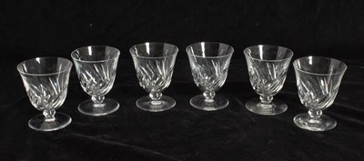 Lot 333 - Set of Six Baccarat Glass Goblets