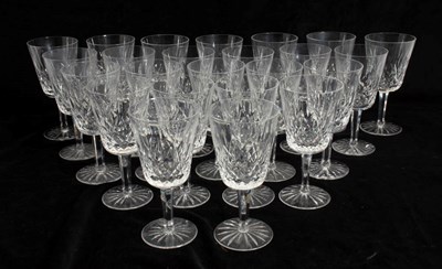 Lot 335 - Set of Twenty-Four Waterford Glass Goblets