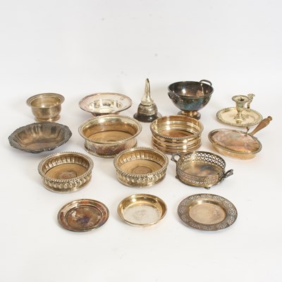 Lot 340 - Group of Assorted Silverplate Table Articles