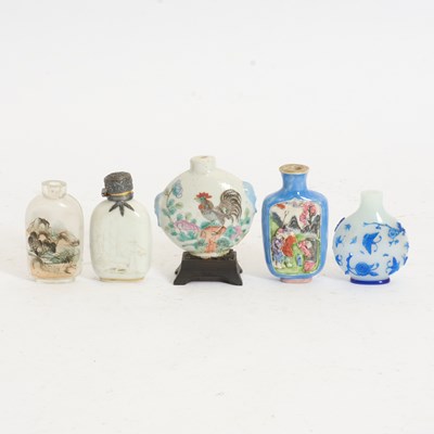 Lot 367 - Group of Six Snuff Bottles