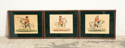 Lot 383 - Group of Three Equestrian Lithographs