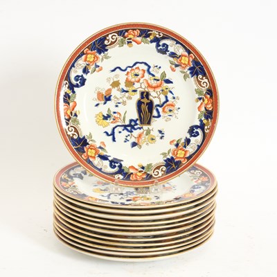 Lot 384 - Set of Twelve George Jones & Sons Ceramic Plates