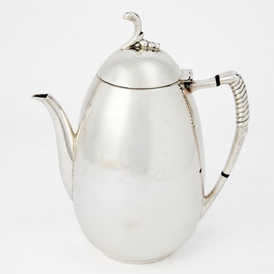 Lot 75 - Mexican Sterling Silver Coffee Pot