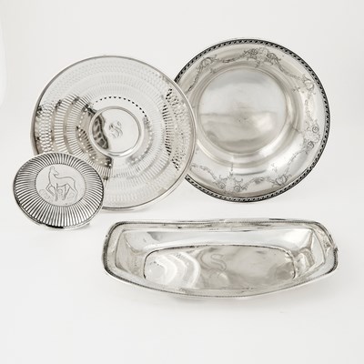 Lot 76 - Four Silver Dishes