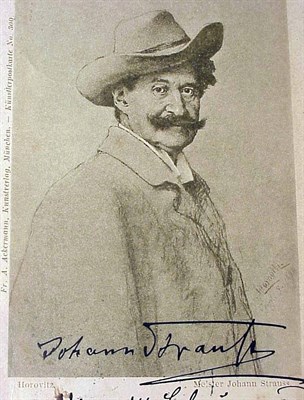Lot 20 - STRAUSS, JOHANN, JR. Photoreproduction...