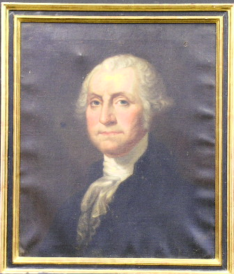 Lot 32A - Manner of Gilbert Stuart PORTRAIT OF GEORGE...