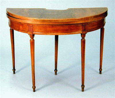 Lot 494 - Directoire Inlaid Mahogany Table de Brelan