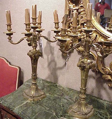 Lot 580 - Pair of Renaissance Style Gilt-Bronze...