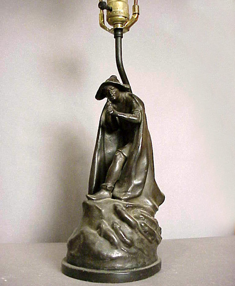 Lot 197 - French Bronze of the Pied Piper Mounted as a Lamp