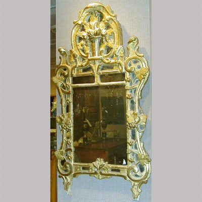 Lot 287 - Louis XV Gilt-Wood Mirror 18th Century The...