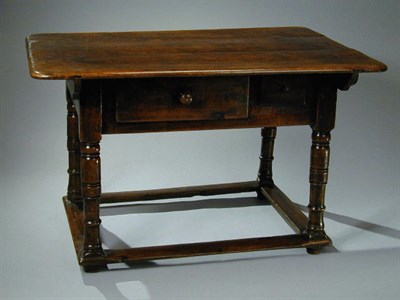 Lot 176 - Continental Baroque Walnut Center Table...