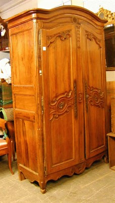 Lot 366 - Provincial Louis XV Walnut Armoire Mid 18th...