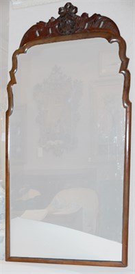 Lot 180 - Queen Anne Style Walnut Mirror Height 44...