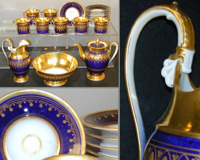 Lot 452 - Paris Porcelain Partial Coffee Service Early...