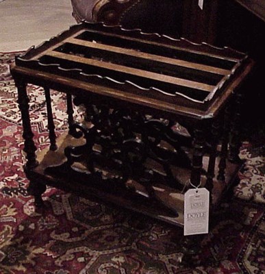 Lot 565 - Victorian Walnut Canterbury