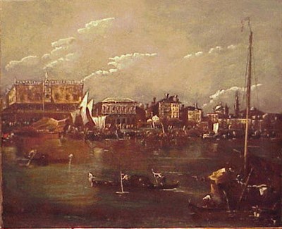 Lot 131A - School of Francesco Guardi THE GRAND CANAL,...