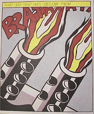 Lot 120 - Roy Lichtenstein AS I OPENED FIRE...(TRIPTYCH)...