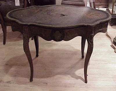 Lot 215 - Boulle Style Center Table