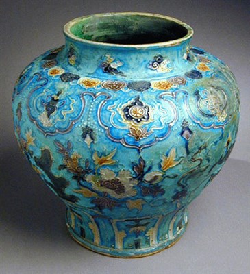 Lot 215 - Aqua Ground Fahua Guan Circa 15th Century...