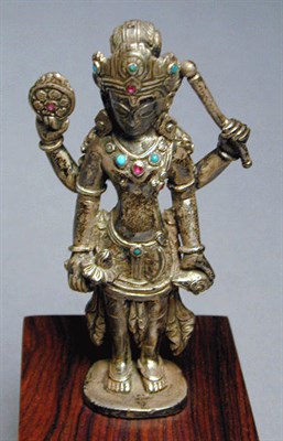 Lot 3 - Nepalese Silver Figure of Vishnu 18th Century...