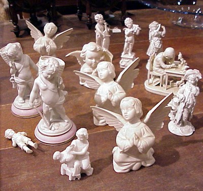 Lot 295 - Group of Continental Porcelain Figures...
