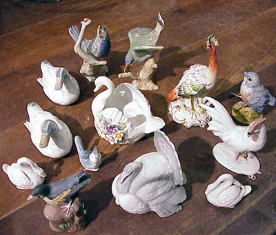 Lot 294 - Miscellaneous Group of Ceramic Birds...