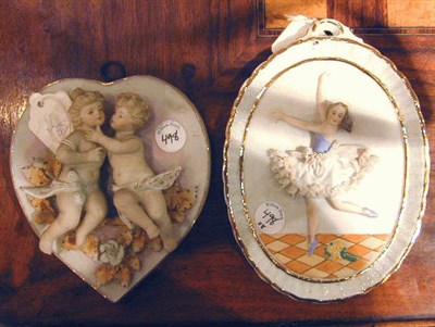 Lot 498 - Group of Eight Continental Porcelain Figural...