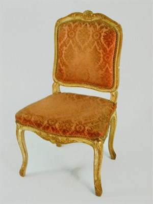 Lot 276 - Four Louis XV Style Painted and Parcel Gilt...