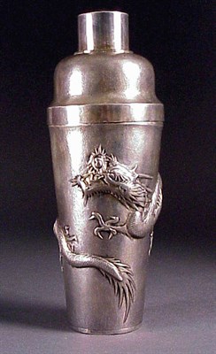Lot 160 - Export Silver Cocktail Shaker Circa 1918,...