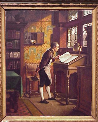 Lot 25 - Edouard Jacobs 19th Century THE INDISCREET...