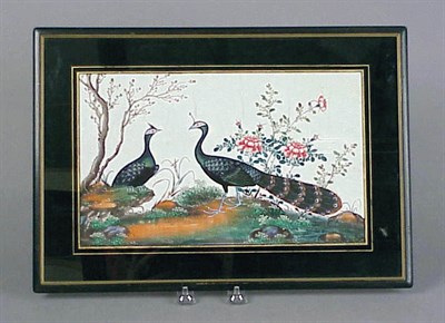 Lot 165 - Set of Four Chinese Export Pith Paper...