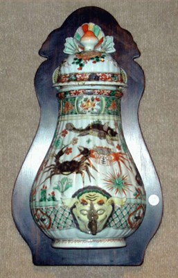 Lot 201 - Chinese Export Famille Verte Porcelain Wall...