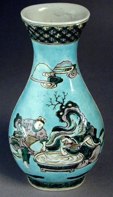 Lot 229 - Famille Verte Small Vase Kangxi Period Of...