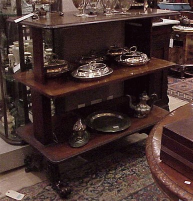 Lot 203 - William IV Mahogany Three-Tier Etagere