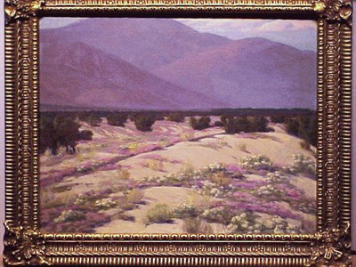 Lot 16A - California School 20th Century DESERT VERBENA...