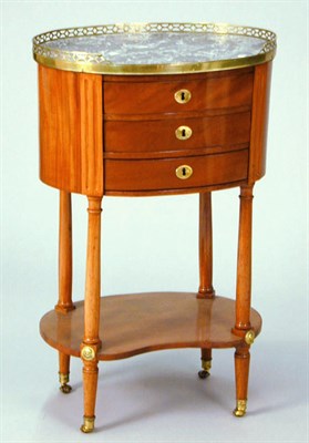 Lot 579 - Louis XVI Mahogany Table de Chevet Late 18th...