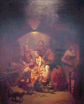 Lot 11 - Eduard Geselschap German, 1814 - 1878 FAMILY...
