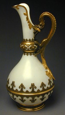 Lot 825 - Royal Worcester Gilt-Decorated Porcelain Ewer...