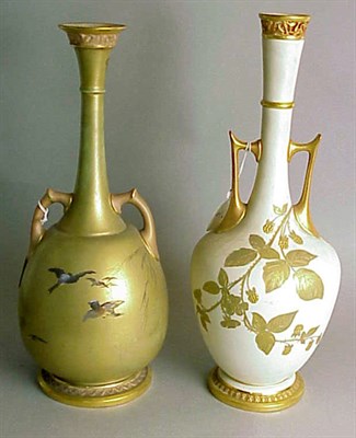 Lot 892 - Group of Four Royal Worcester Gilt-Decorated...