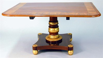 Lot 653 - Continental Neoclassical Style Mahogany Parcel...