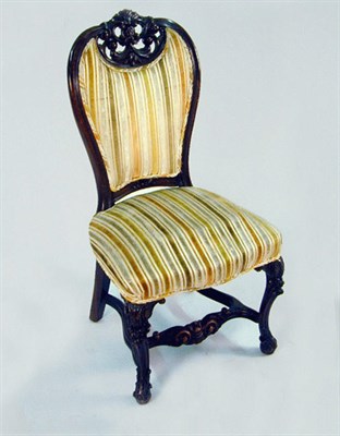 Lot 256 - Six Victorian Carved Mahogany Dining Chairs