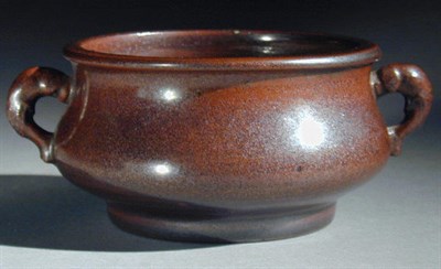 Lot 221 - Purple 'Dusted'-Glazed Censer 17th/18th...