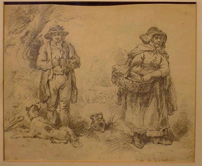 Lot 22 - George Morland British, 1763 - 1804 MAN AND...