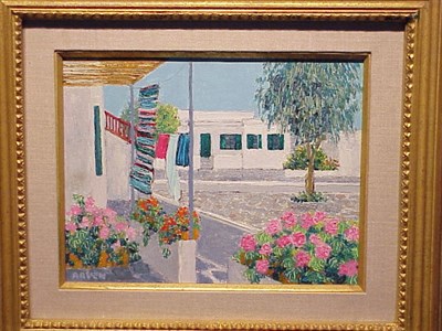 Lot 7 - Florence Arven French, b. 1952 PLACE A MYKONOS...