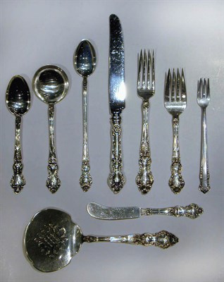 Lot 360A - Wallace Sterling Silver Flatware Service...