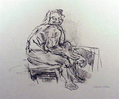 Lot 182 - Oskar Kokoschka TOPFER (WW.273) Lithograph,...